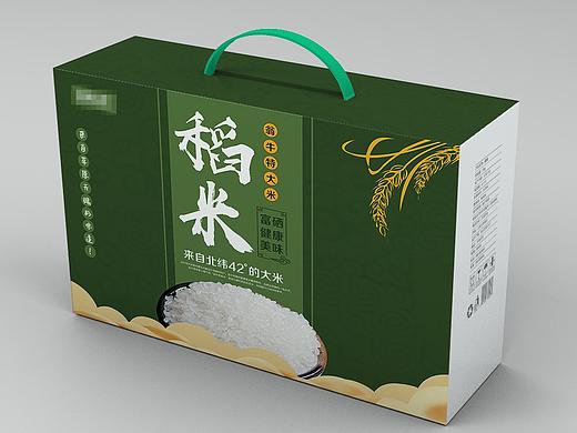大米包裝設(shè)計(jì)（個(gè)人主頁-ZNDc4NDMxMzY=） - 包裝 - 站酷設(shè)計(jì)師我是江湖小蝦原創(chuàng)素材 - 站酷ZCOOL