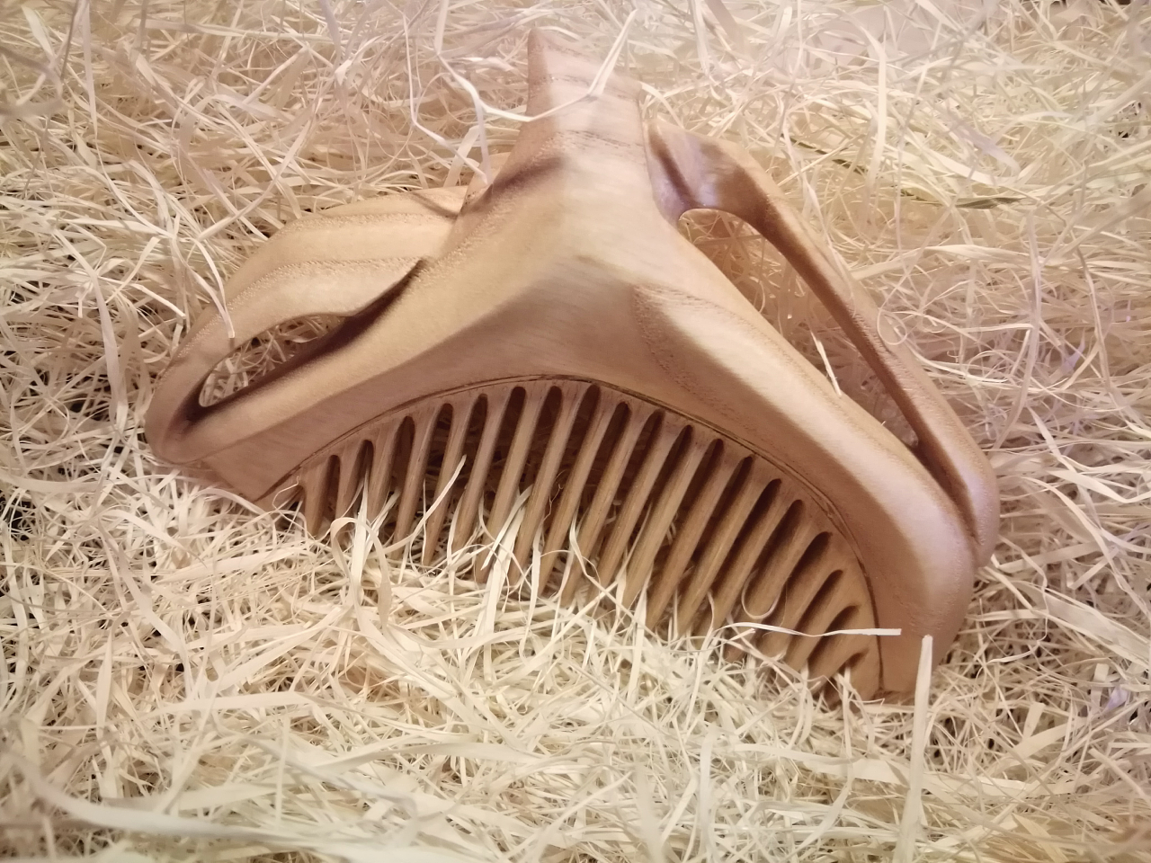 "金蛇姬"—原创纯手工木梳