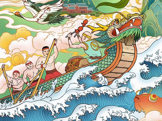 重情粽意（个人主页-ZMzc0MTA2MzI=） - 商业插画 - 站酷设计师一熬摇原创素材 - 站酷ZCOOL