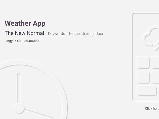 The New Normal 天气主题UI - Android & Watch（个人主页-ZNTIwMzkyODg=） - 交互/UE - 站酷设计师Levin_Qu原创素材 - 站酷ZCOOL
