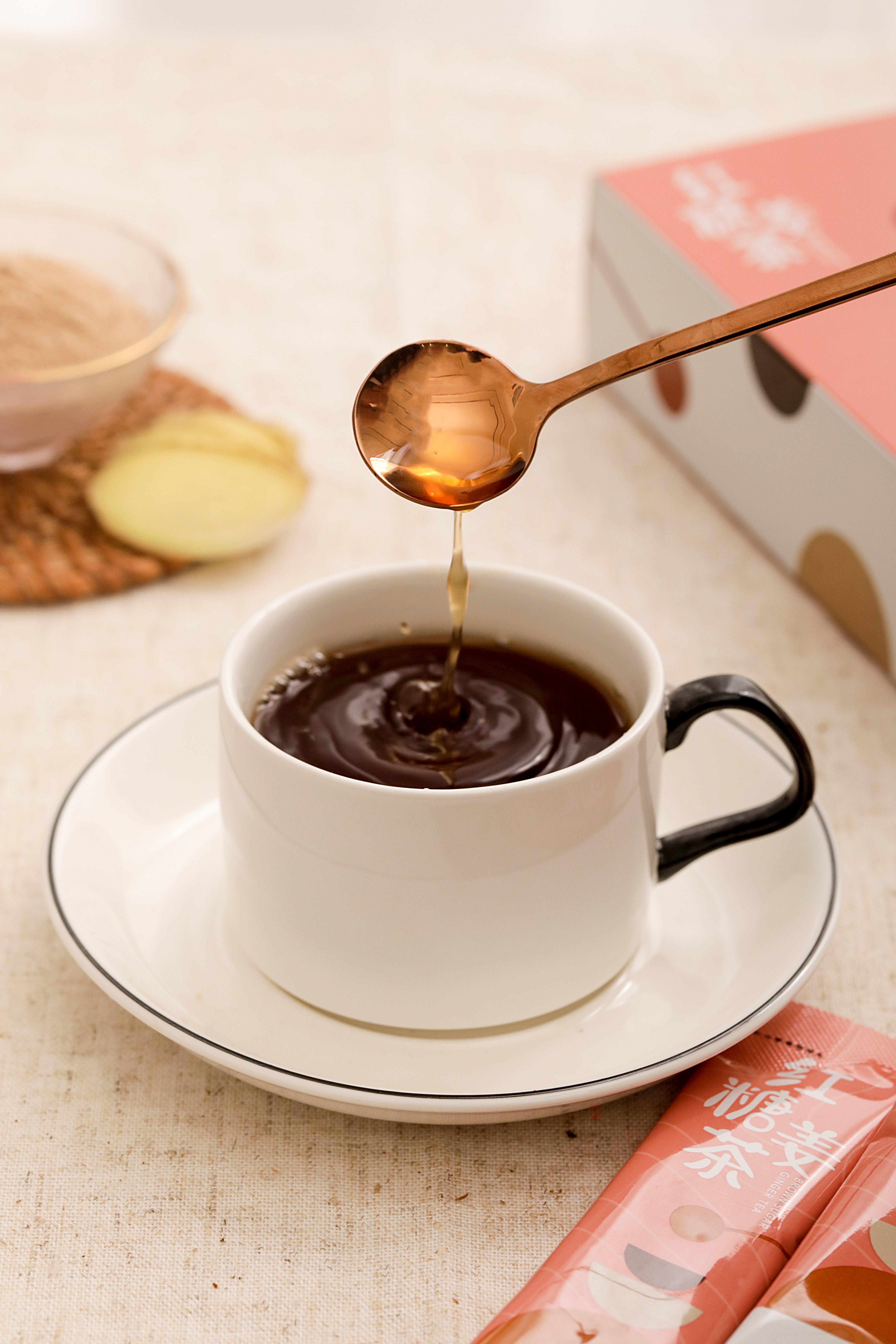 红糖姜茶真实图片图片