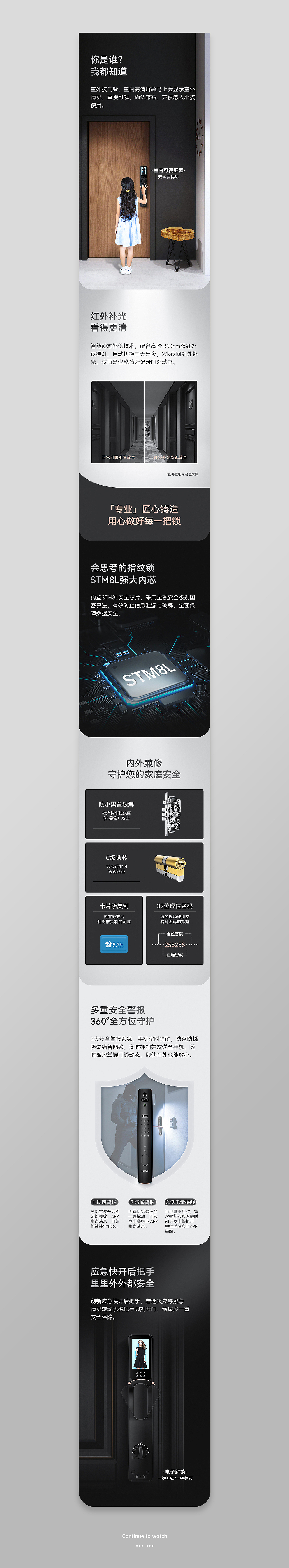 3D人脸识别智能锁详情*2