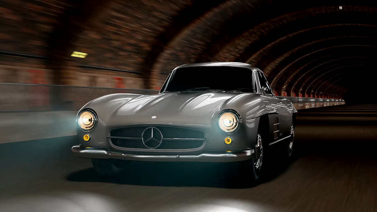 Benz 300SL 产品动画（图ZMjcxNTI1Njky） - 短片 - 站酷设计师清逸轩原创素材 - 站酷ZCOOL