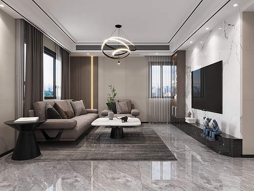 现代简约轻奢 客餐厅