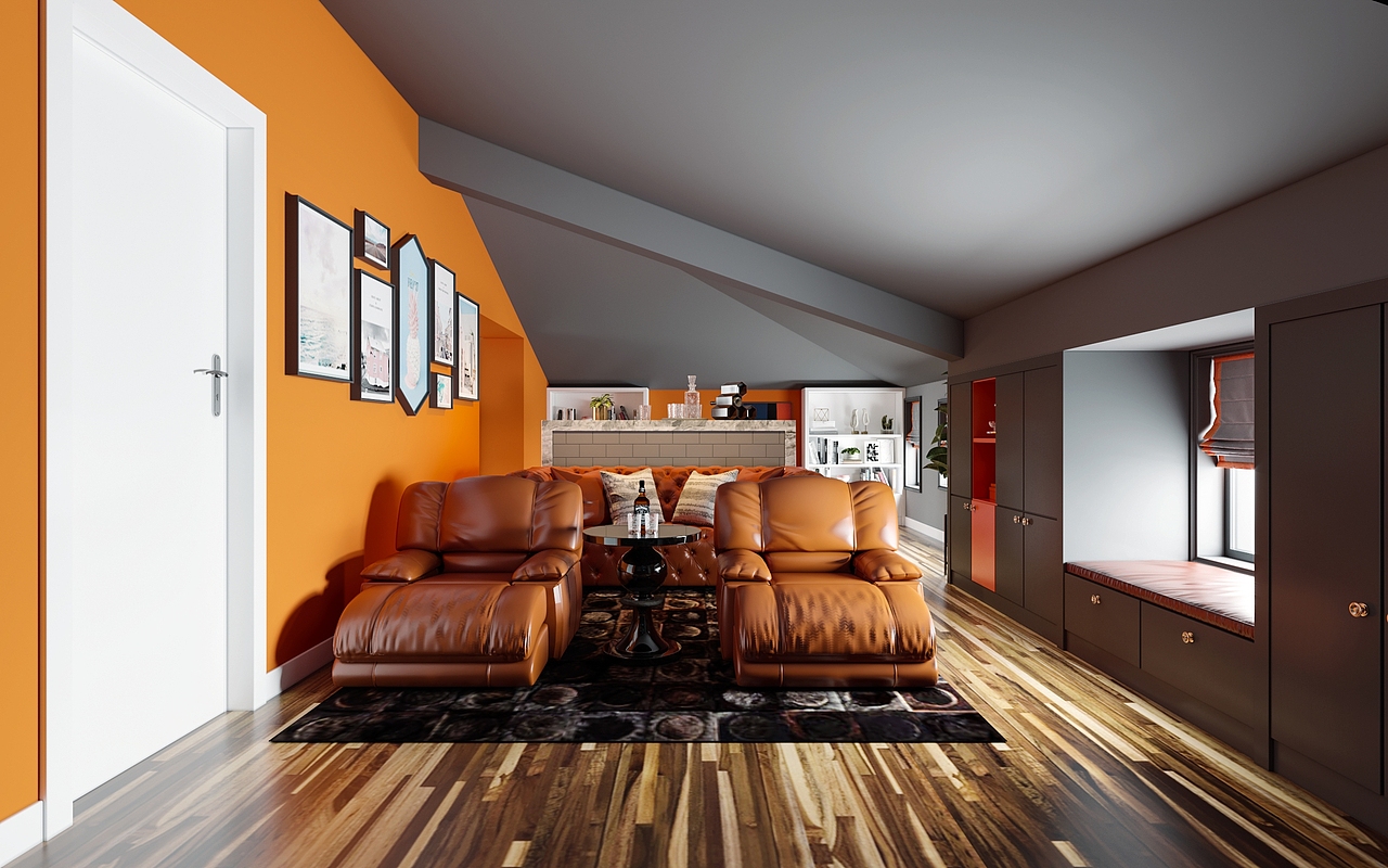 一整套别墅方案效果图