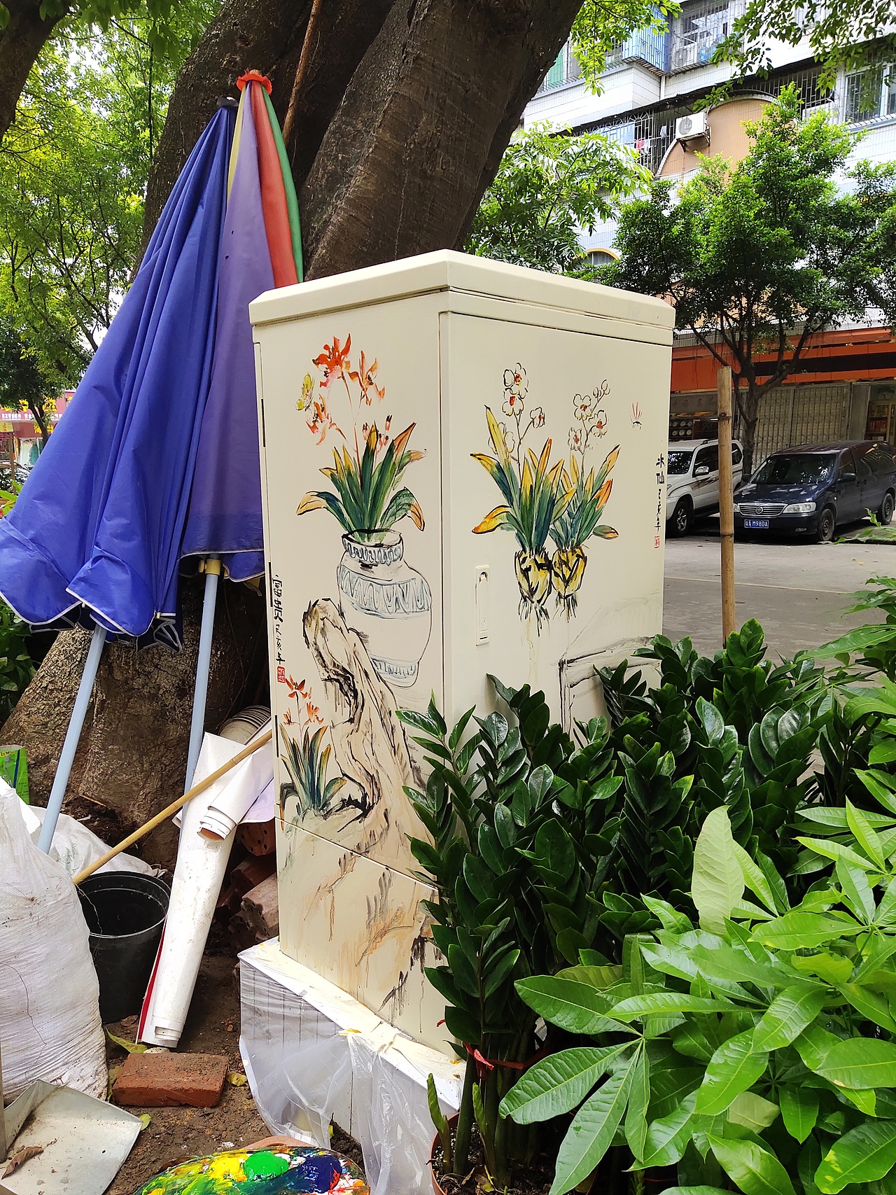 花都电箱彩绘