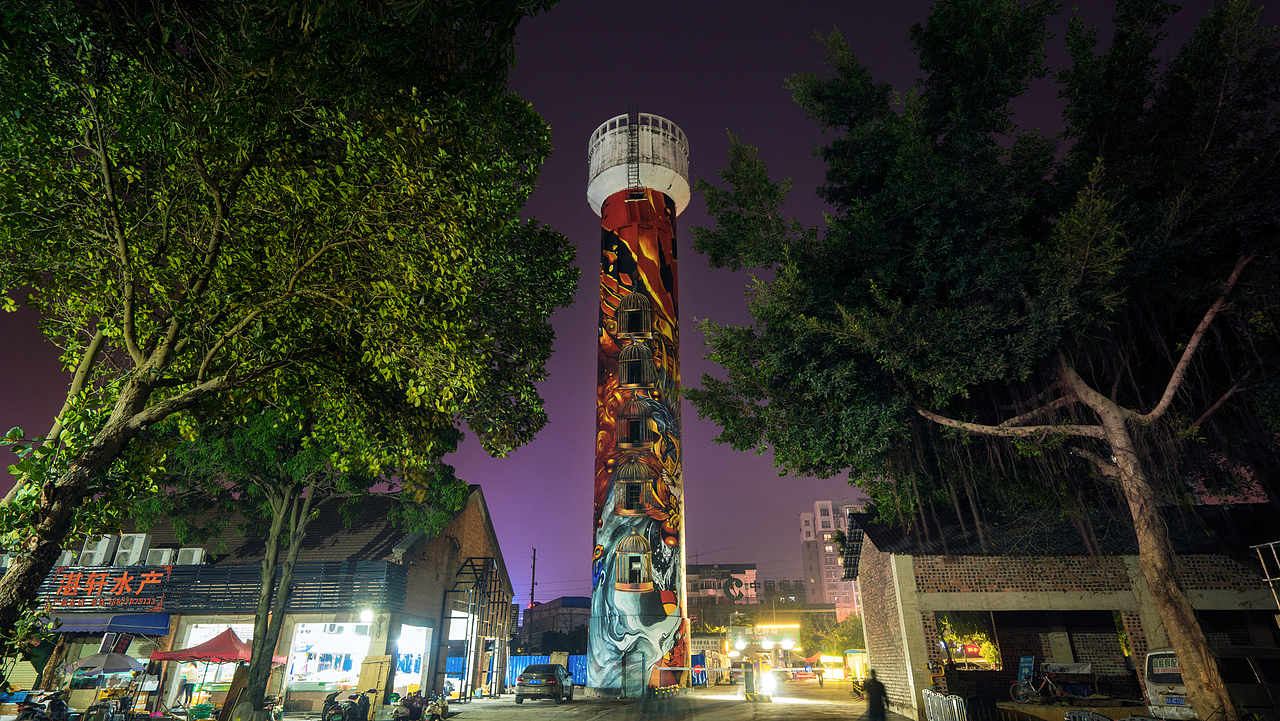 MTS涂鸦团队-如何将一座33米高的水塔变成知名地标建筑（图ZMjE4OTYzNDU2） - 艺术插画 - 站酷设计师MTS_GRAPHIC原创素材 - 站酷ZCOOL