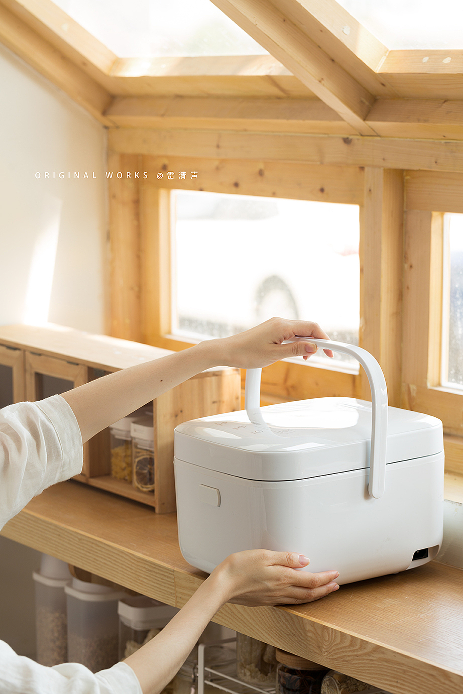 家用智能饭锅拍摄