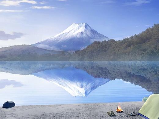 动漫-富士山（个人主页-ZNDQwMjYxNDQ=） - 动画/影视 - 站酷设计师vzzvzvz原创素材 - 站酷ZCOOL