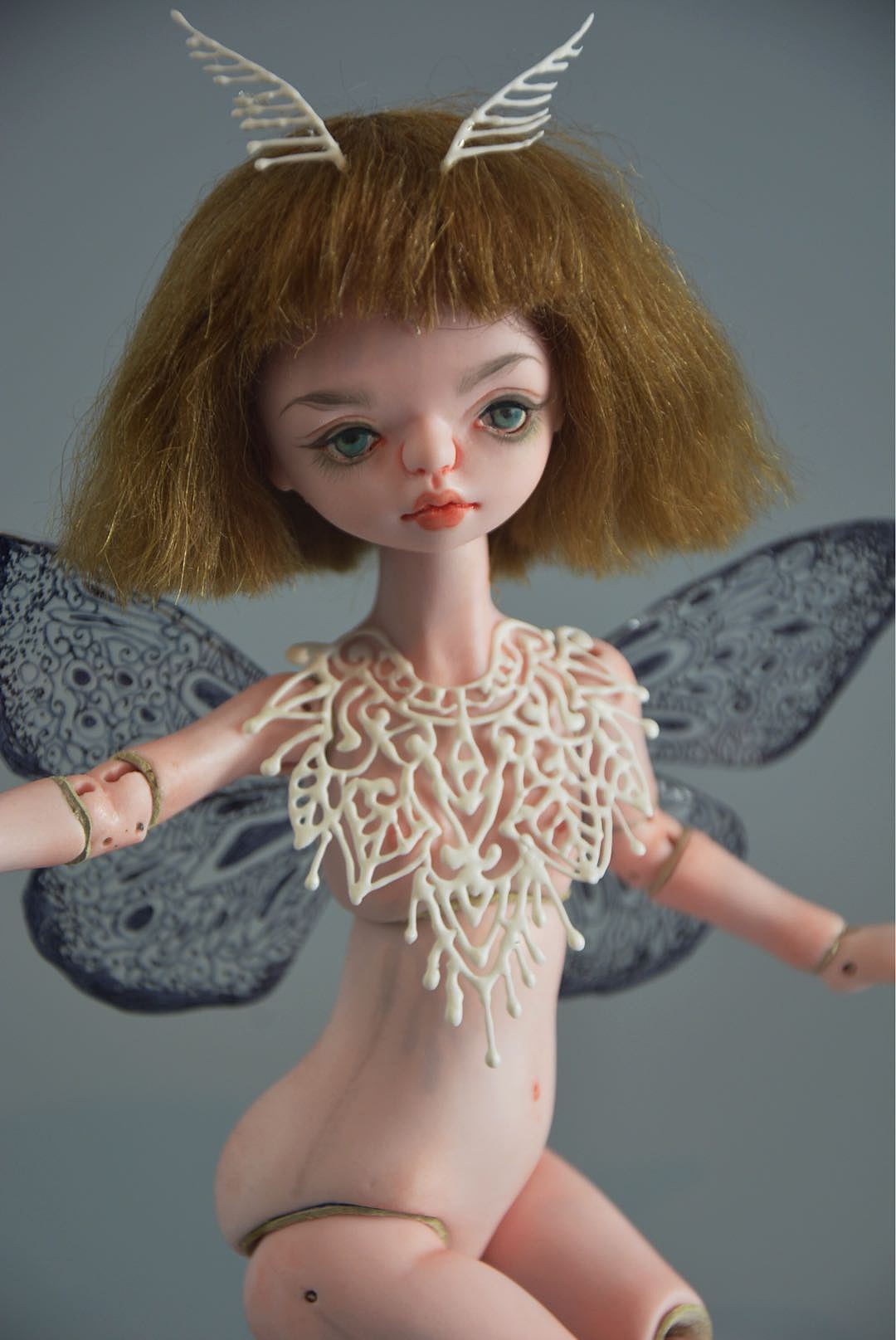 陶瓷人偶 陶瓷BJD.陶瓷娃娃 名字:墨金 小虫子系列