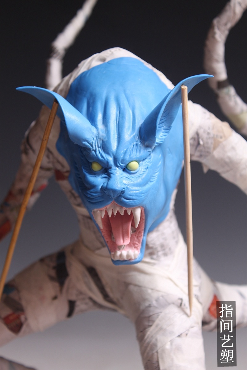 面塑(二尾)|手工艺|手办/模玩|贺加贵3d翻糖 - 原创作品 - 站酷