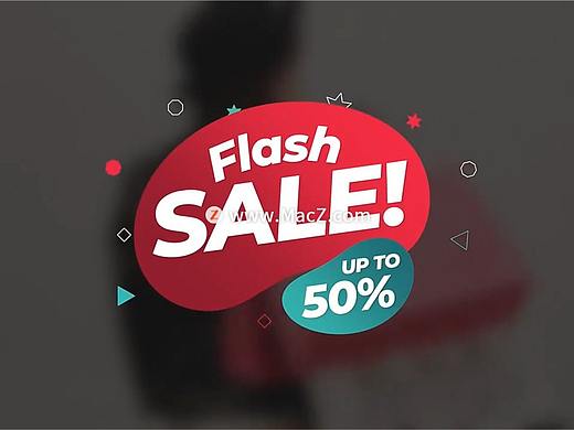 FCPX插件：27个商品店铺打折降价促销宣传文字标签动画Sale Elements