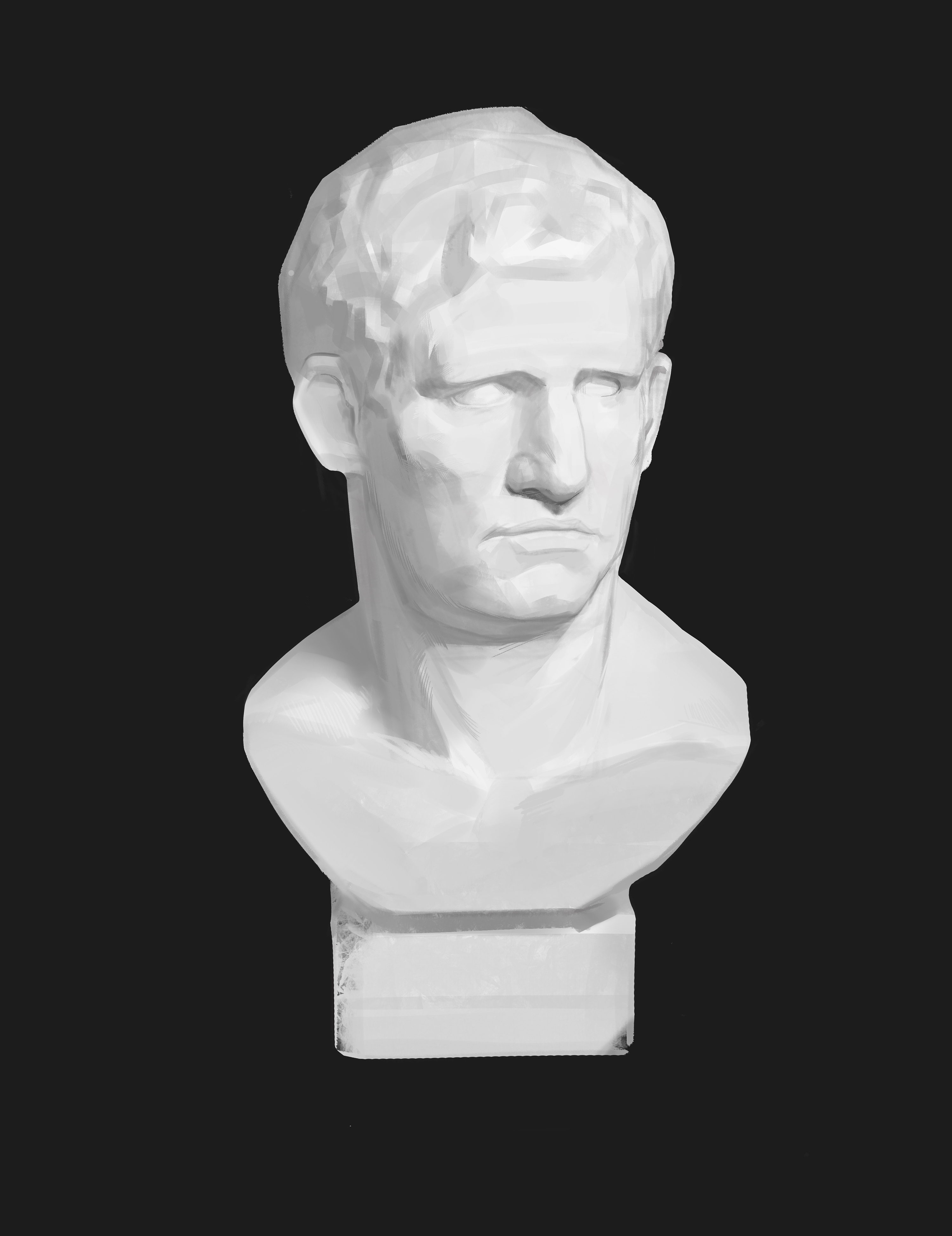 石膏头像|插画|插画习作|纽木 - 原创作品 - 站酷 (zcool)