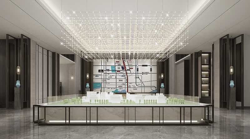 光立方工程吊灯设计方案_铭星灯光工厂生产（图ZMTczNDMxNDEy） - 家装设计 - 站酷设计师铭星灯光美陈工厂原创素材 - 站酷ZCOOL