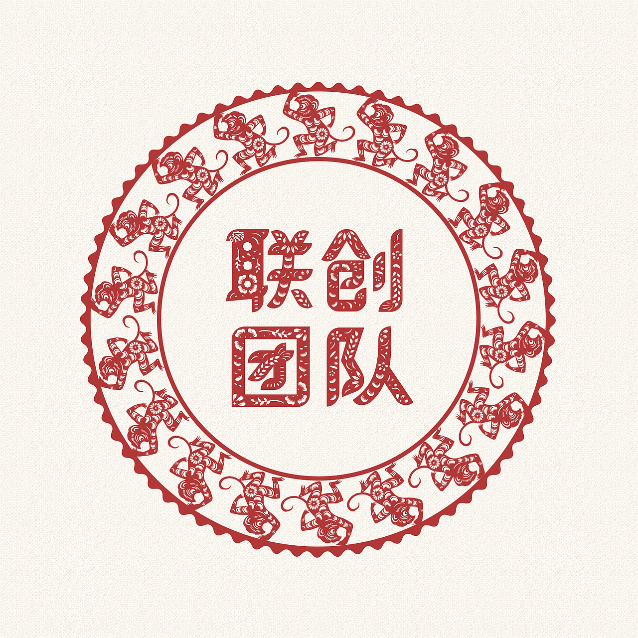 春节剪纸系列贴图