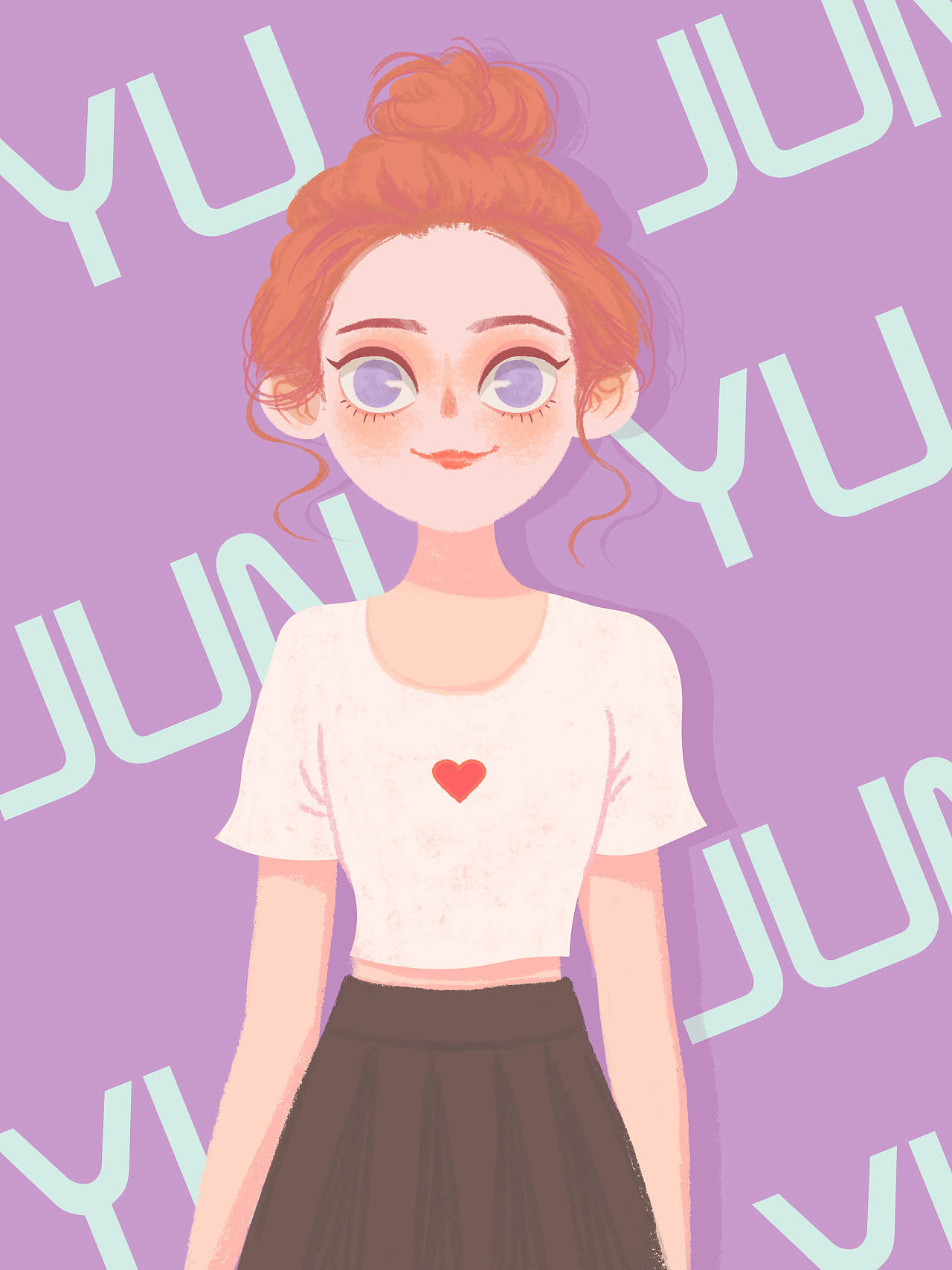 夏天的浅紫色|插画|创作习作|仙楂兔 - 原创作品 - 站酷 (zcool)