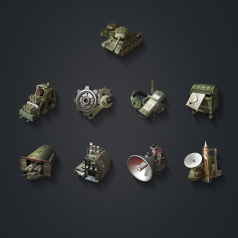 军事游戏图标——二战风格