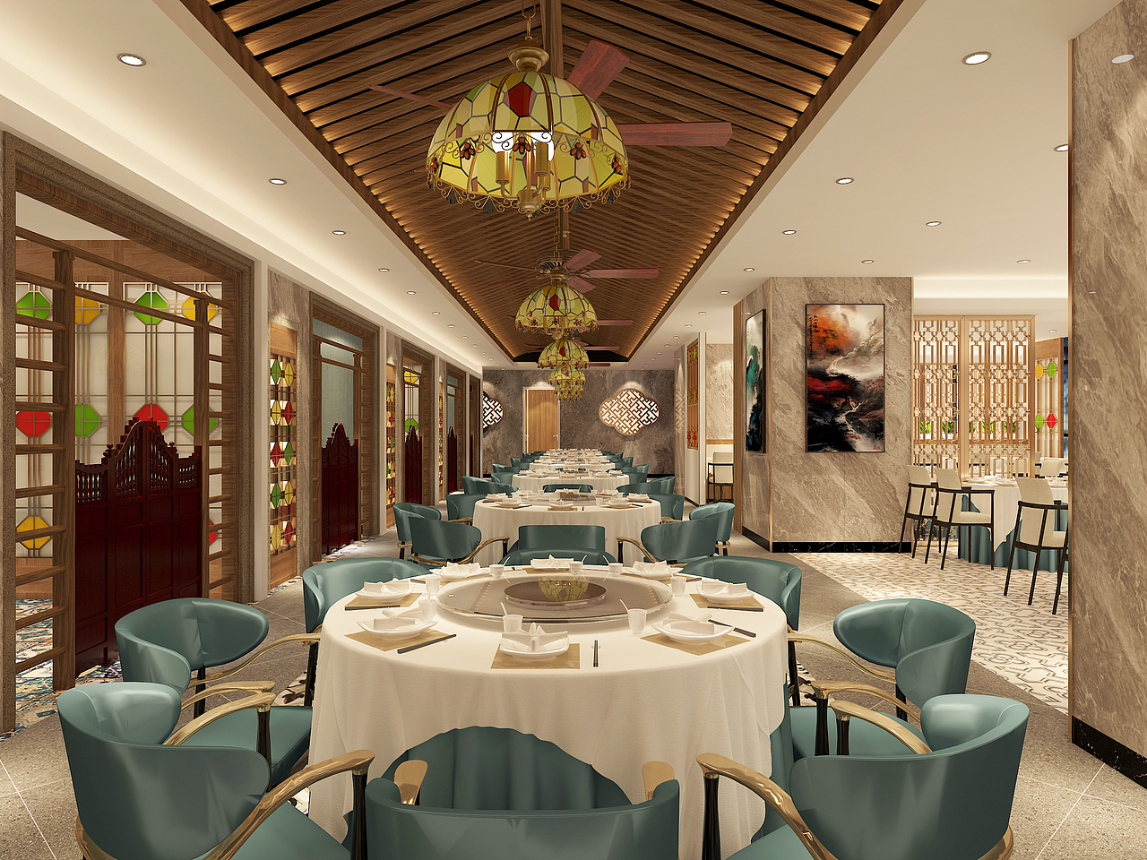 海城餐厅 空间设计/墨硕品牌策略全案设计