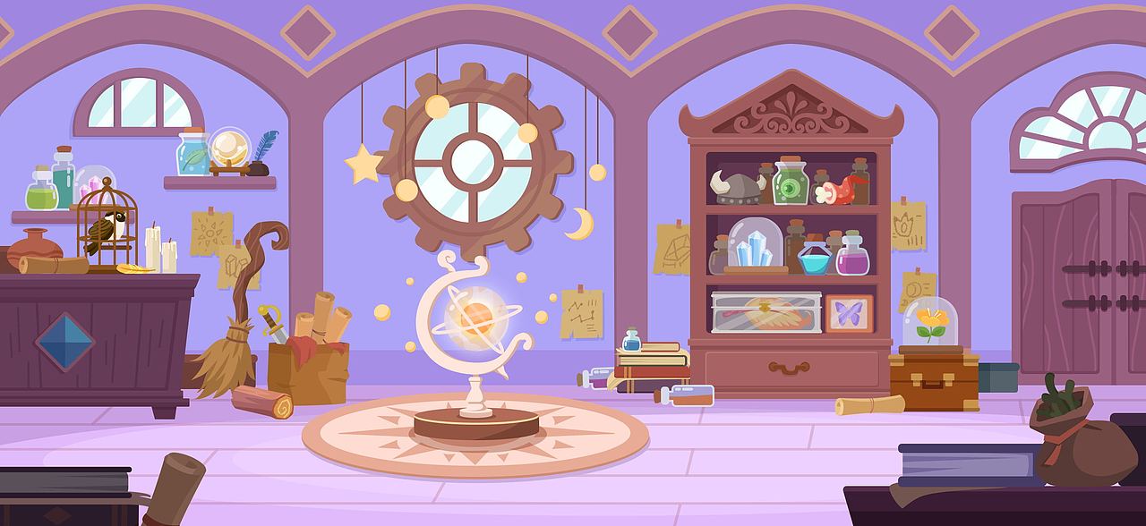 儿童插画—魔幻场景