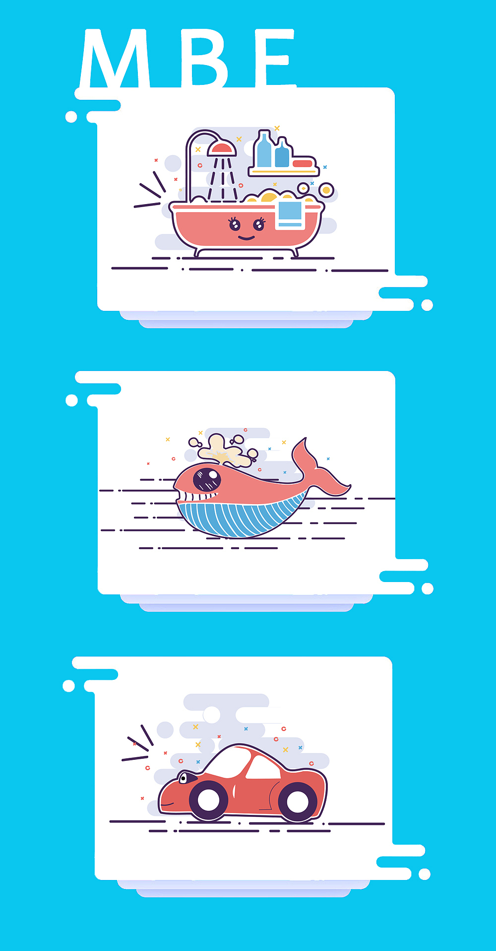 MBE风格（图ZOTYzOTM5MzY=） - 艺术插画 - 站酷设计师若彼时年华原创素材 - 站酷ZCOOL