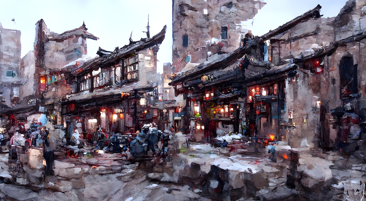 梦里山城-ayu醒梦如画-10/365（图ZMjkyMjg0NjI0） - 创作习作 - 站酷设计师AYUS原创素材 - 站酷ZCOOL