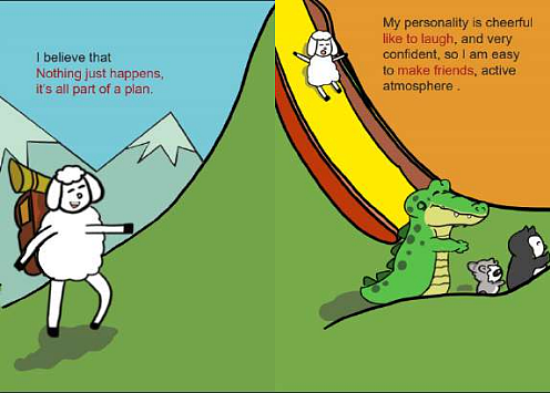 sunny sheep（图ZMjU1NDU5MjI0） - 书籍/画册 - 站酷设计师EveLeo1原创素材 - 站酷ZCOOL