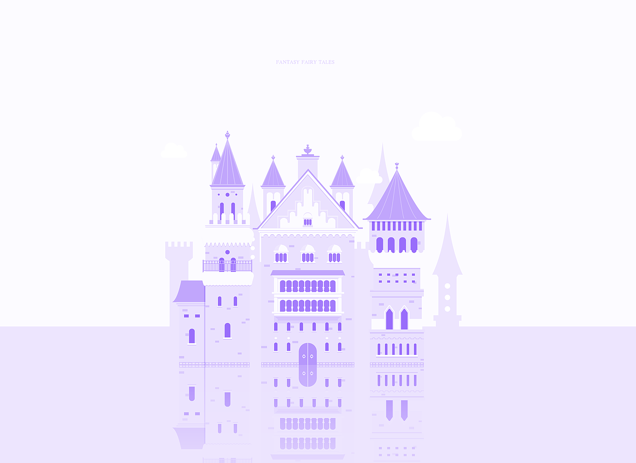 临摹——梦幻城堡（图ZMTQ4NTE3Mjcy） - 概念设定 - 站酷设计师lulu_无畏原创素材 - 站酷ZCOOL