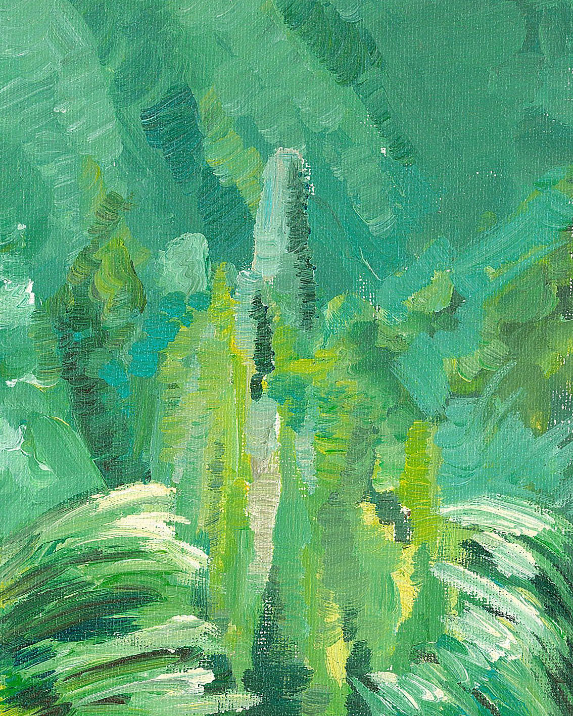 莽山游记(丙烯画4组)