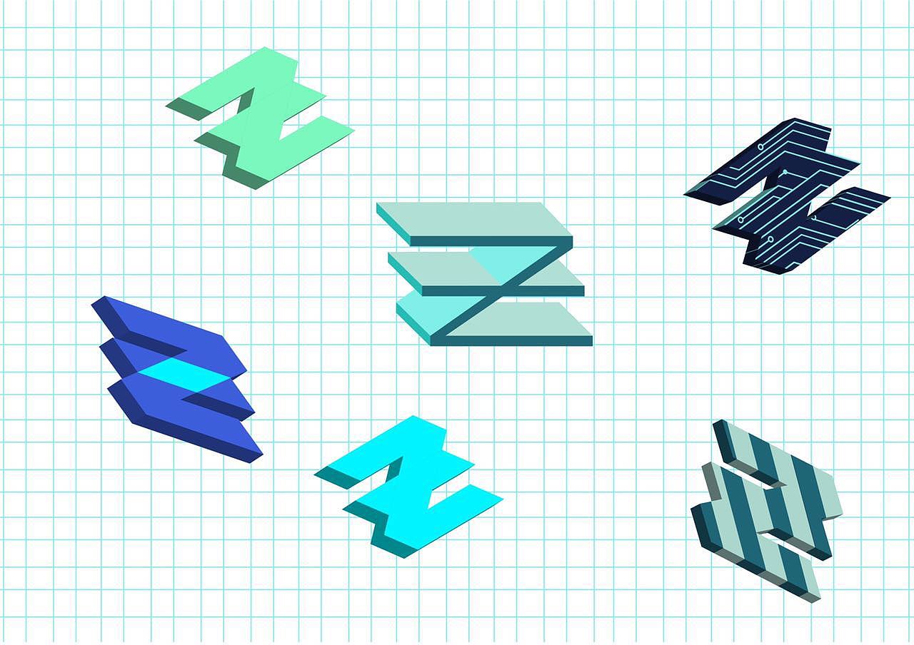 智佳山巅科技公司产品智+汽车充电柜品牌形象设计