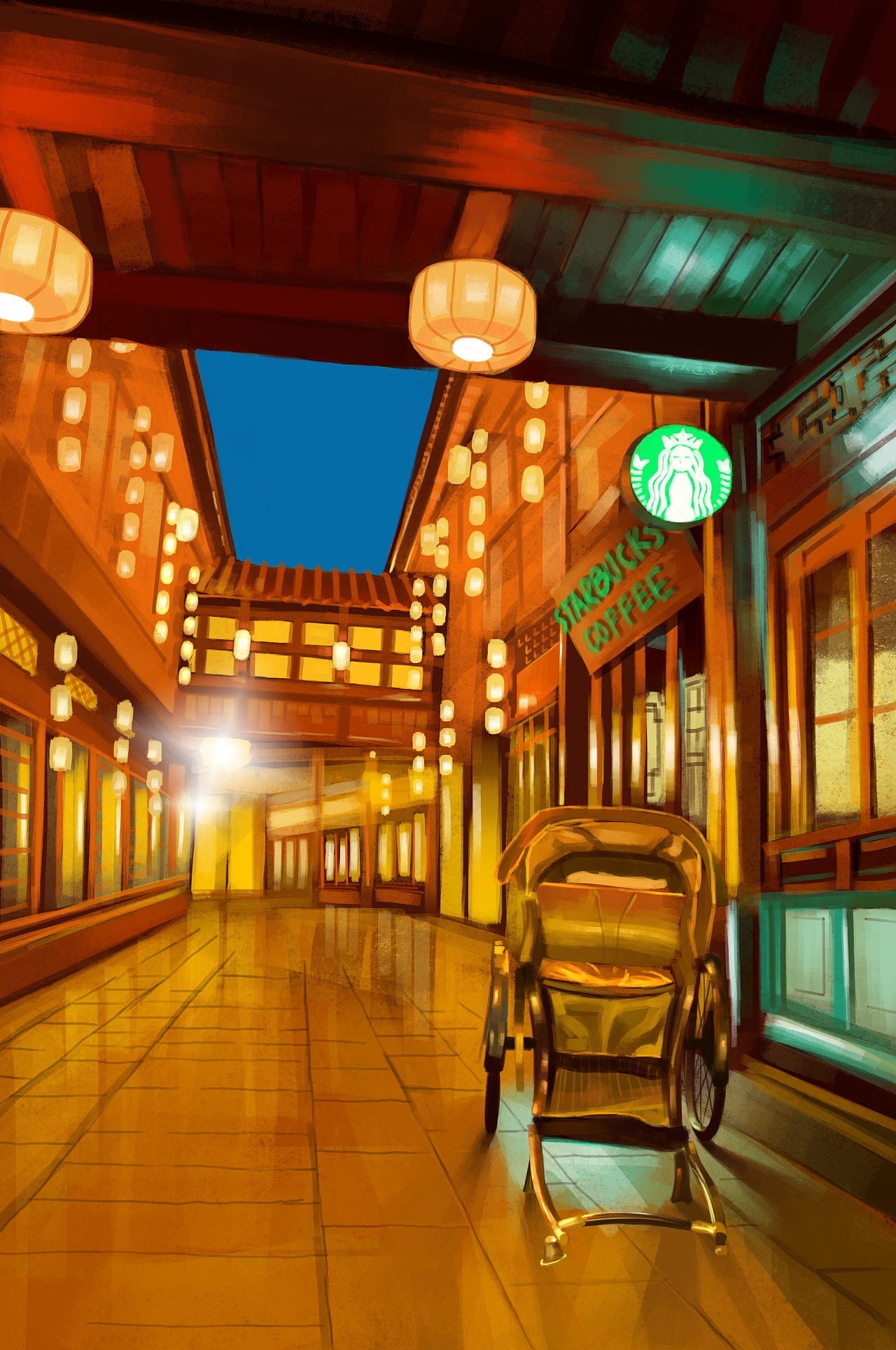 涂个锦里 |插画|创作习作|天府举人 - 原创作品 - 站酷 (zcool)