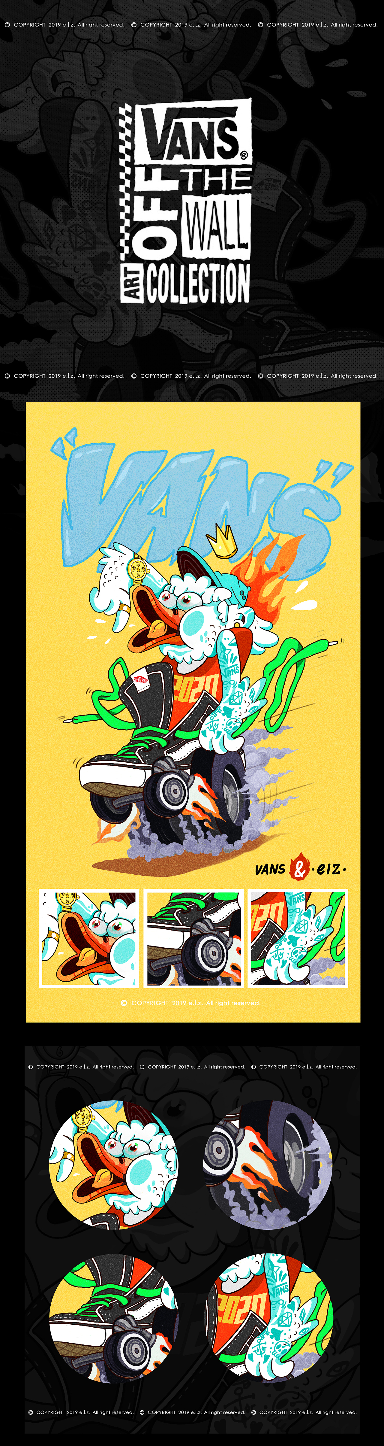 ＃VANS ART TEE＃2020（图ZMTU4NDMwNDI4） - 新锐潮流插画 - 站酷设计师叛逆老张原创素材 - 站酷ZCOOL