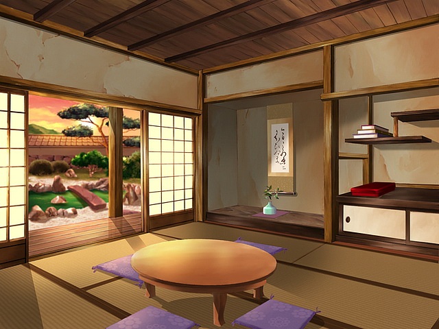 【场景 - 原画】客厅①