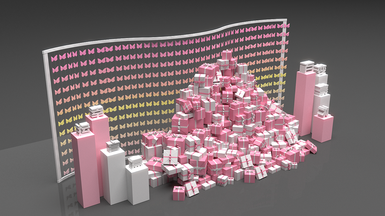 情人节创意主KV（图ZMjg5MzkzMTY4） - IP形象 - 站酷设计师四叶草Lucky原创素材 - 站酷ZCOOL