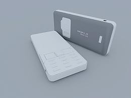 当初用3Dmax做的手机模型