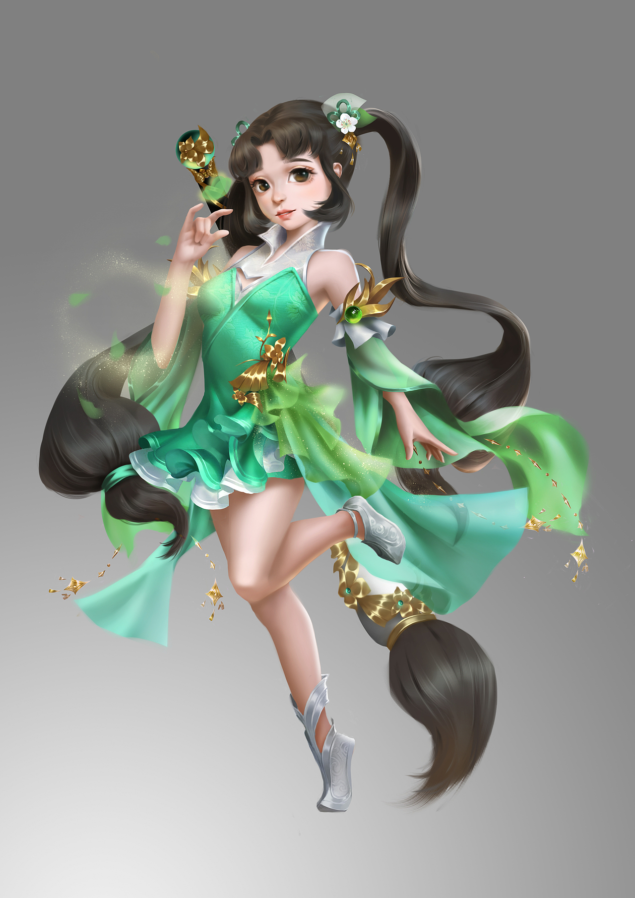 仙侠立绘|插画|游戏原画|sha_xy - 原创作品 - 站酷 (zcool)