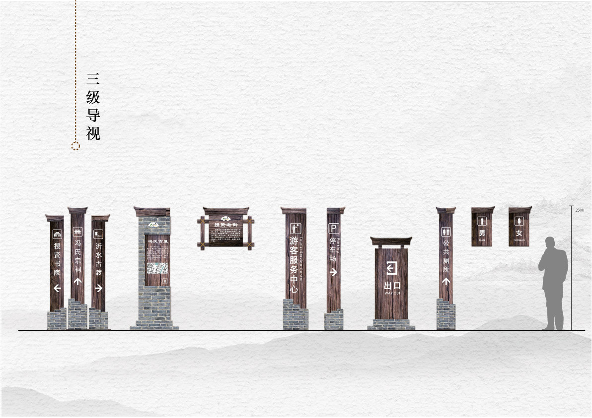 授贤村导视系统设计 一次课程作业