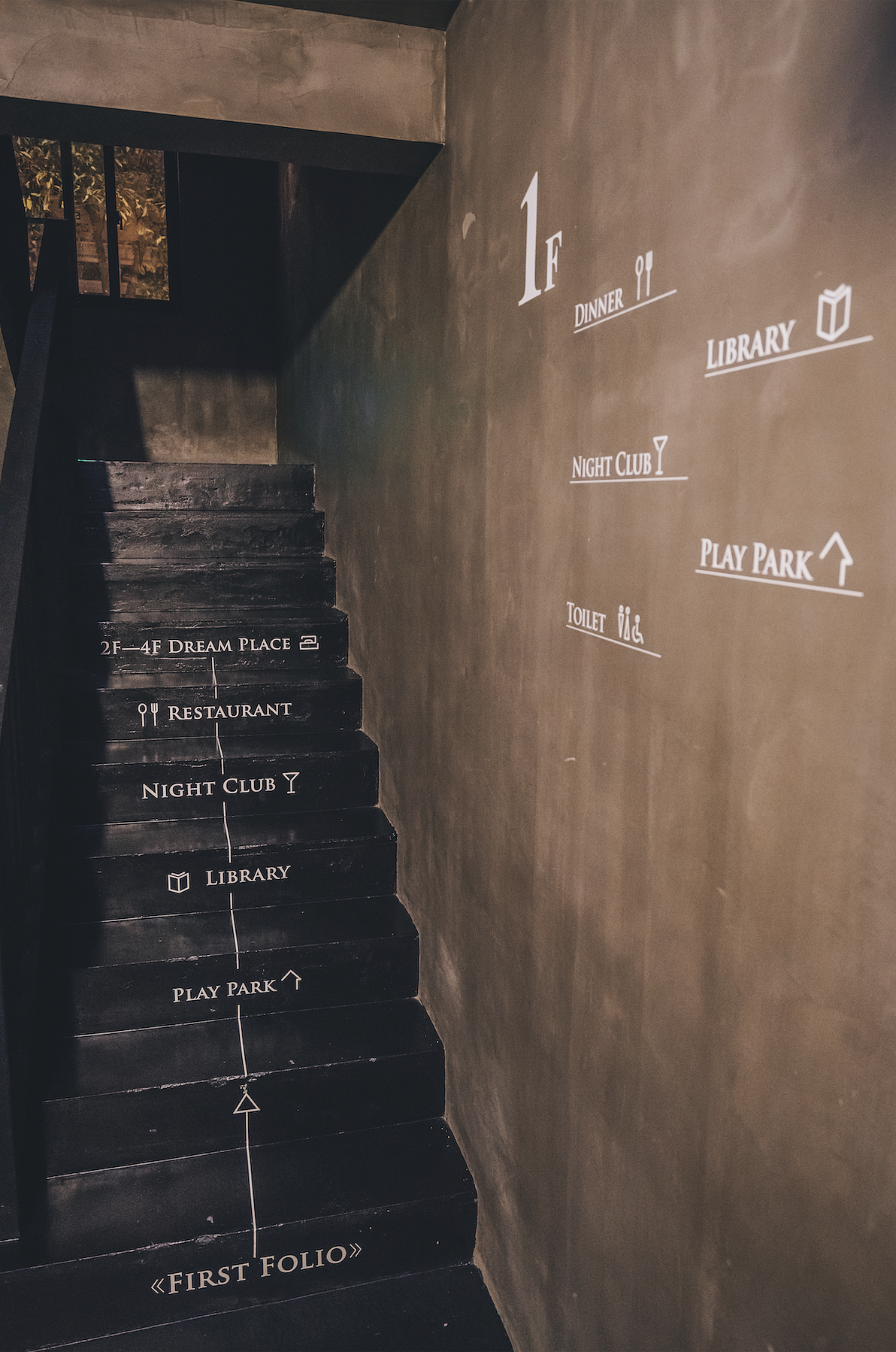 导视系统-楼梯神秘线索