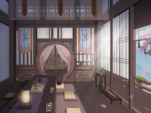 中式场景