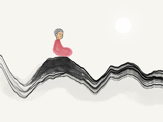 意境山水画
