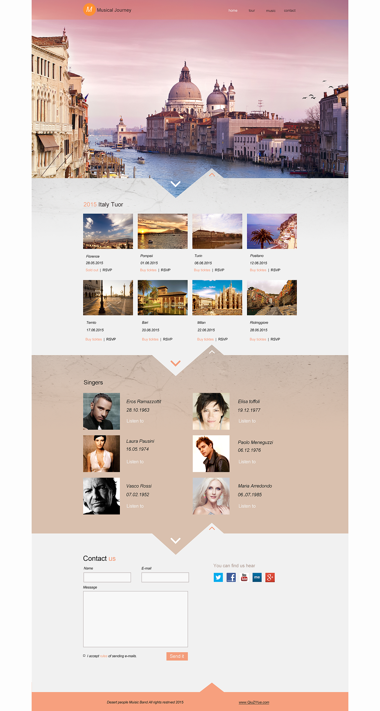 音樂(lè)之旅網(wǎng)站（圖ZMjk3NjM2NDA=） - 其他網(wǎng)頁(yè) - 站酷設(shè)計(jì)師coolcat_zy原創(chuàng)素材 - 站酷ZCOOL