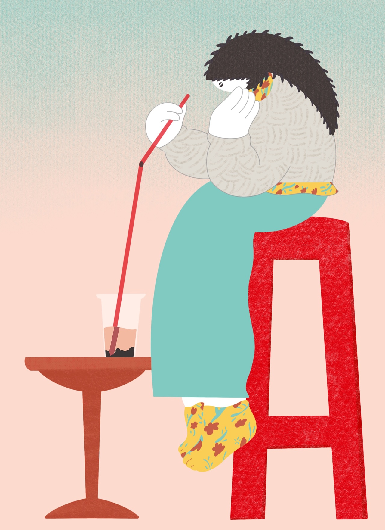 《房间》插画设计