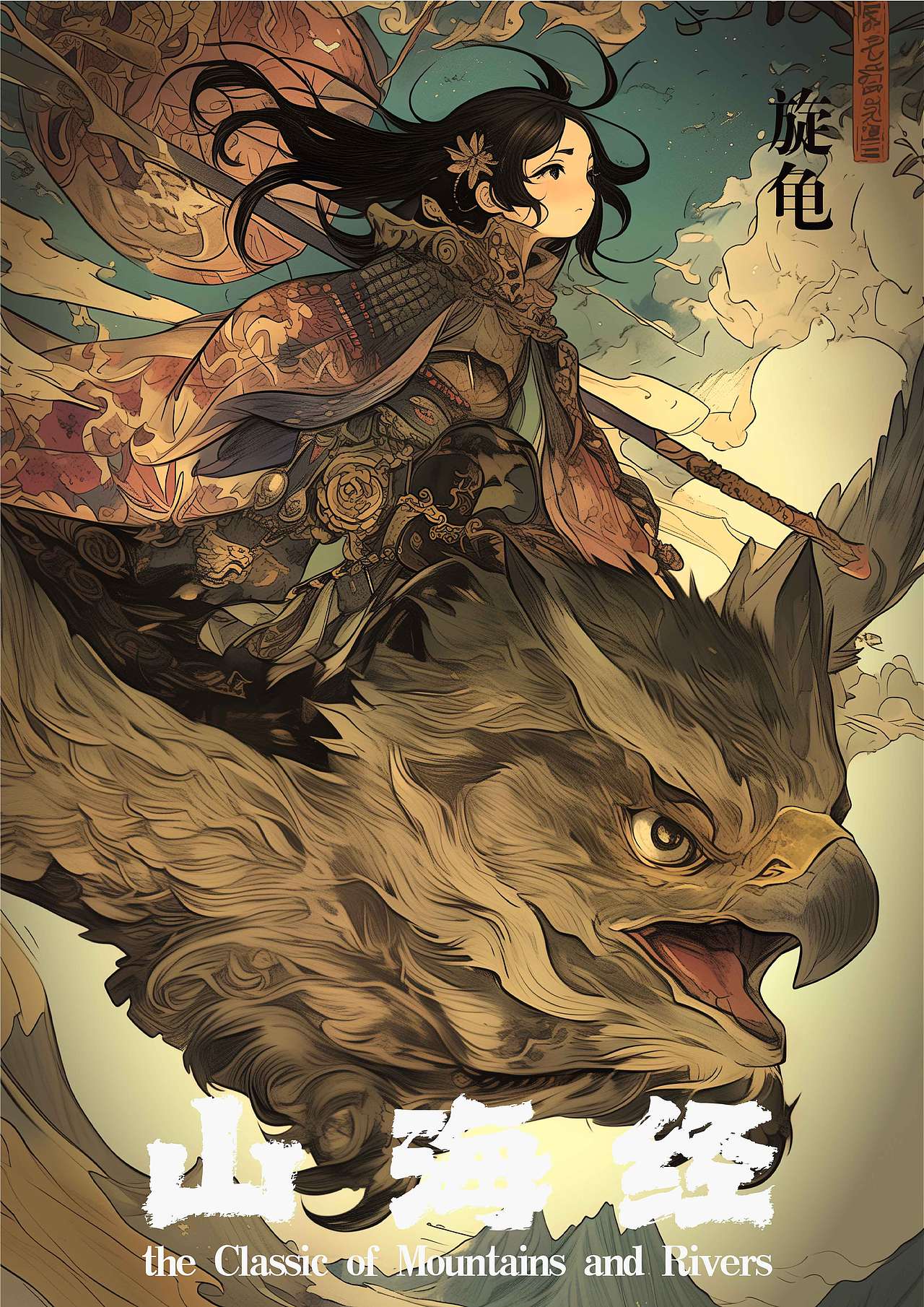 MJ生图 山海经（图ZMzc1Nzg3MjY4） - 海报 - 站酷设计师豆哈哈哈原创素材 - 站酷ZCOOL