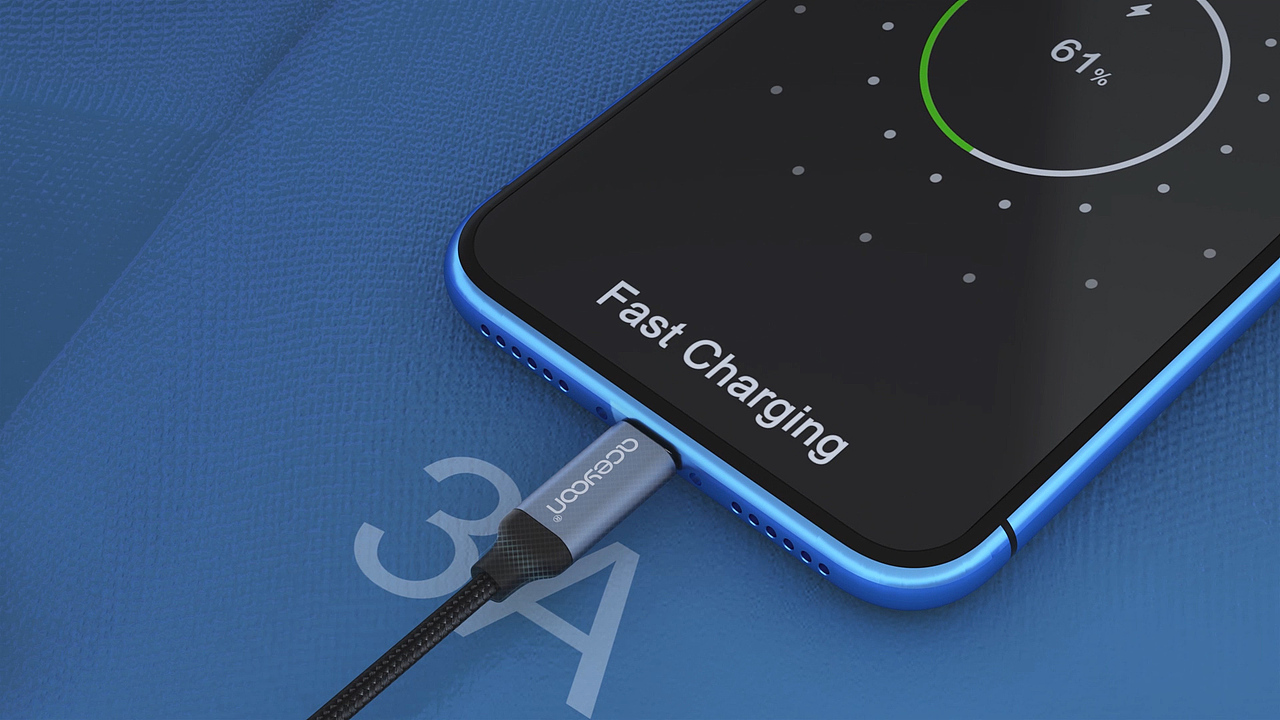 USB3.0转Type-C直头尼龙线材3M 1个装