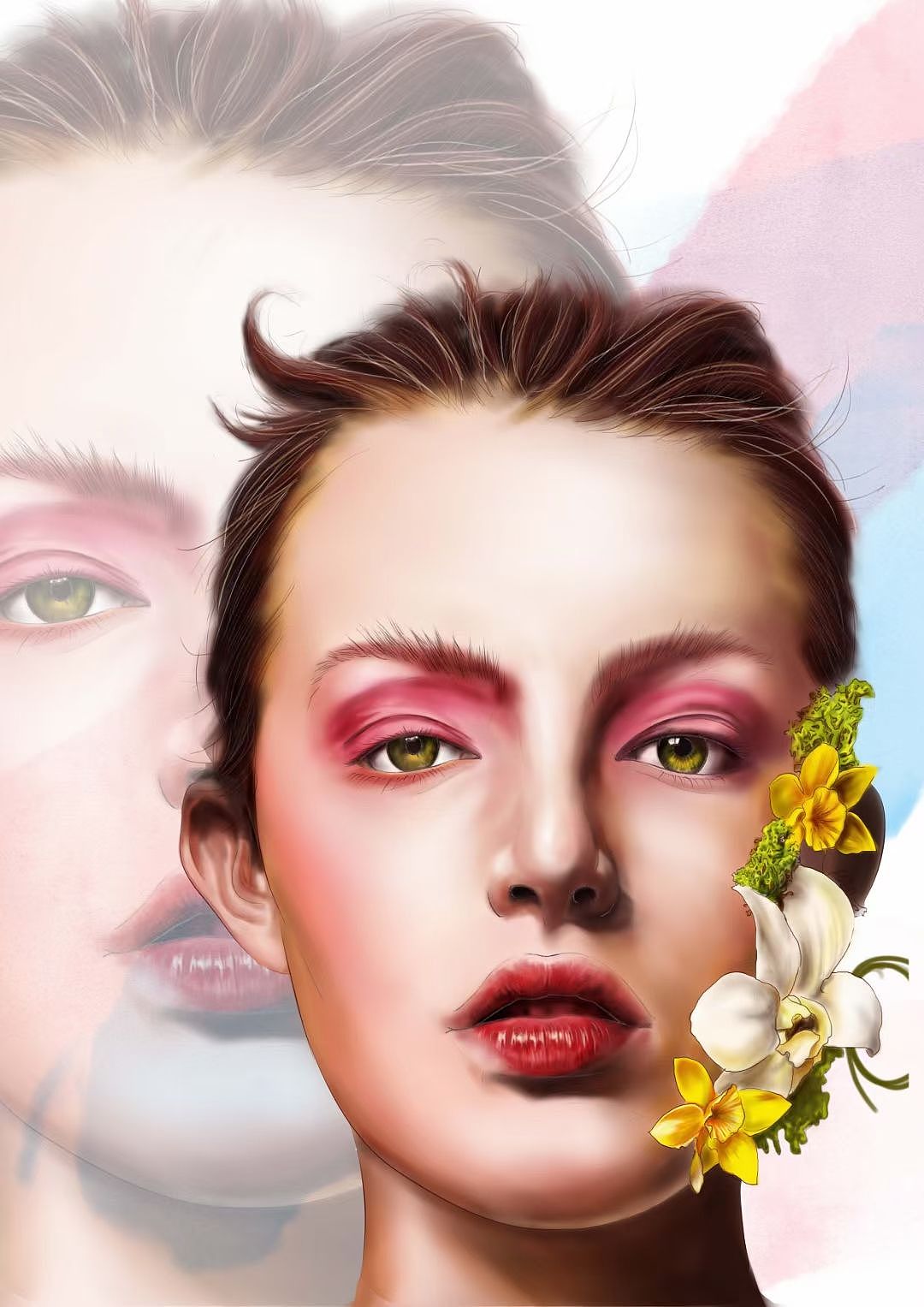 服装效果图插画