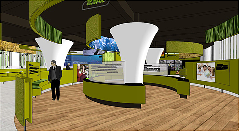 【空间印象连锁终端设计案例】专访空间印象-汤臣倍健区域营销中心设计项目组（图ZMTE5MDg4ODg=） - 家装设计 - 站酷设计师空间印象商业设计原创素材 - 站酷ZCOOL