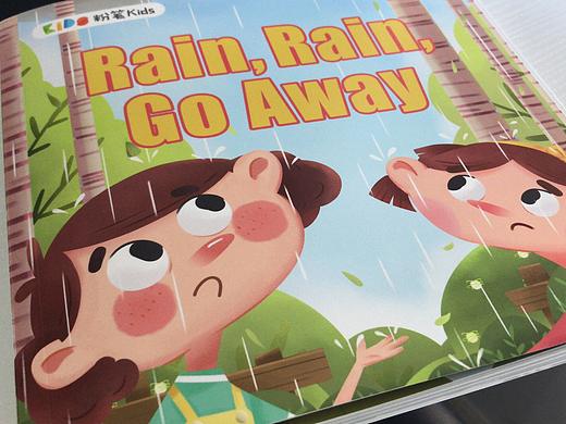 工作上的绘本图（三）～rain rain go away！