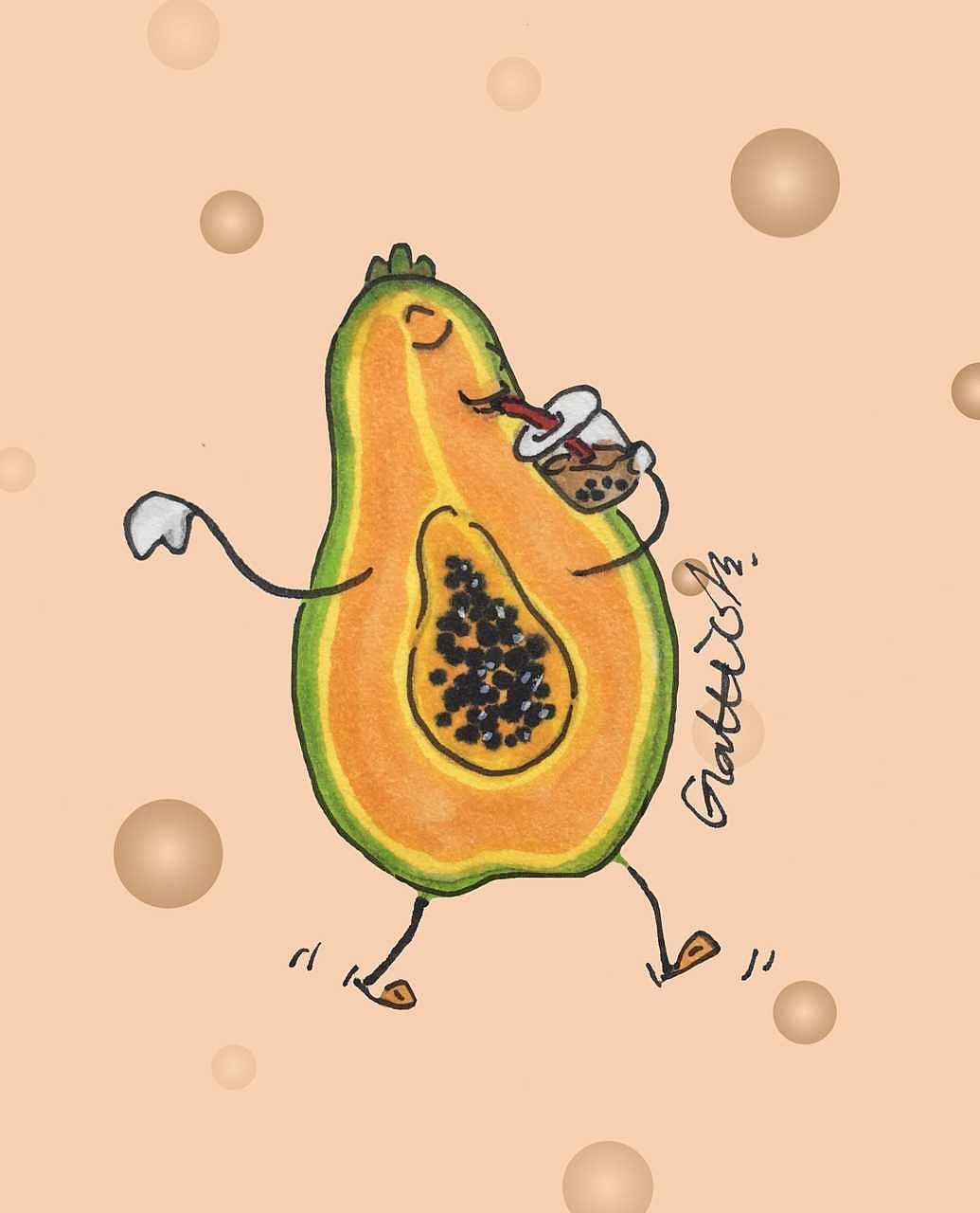 夏日水果插画系列2