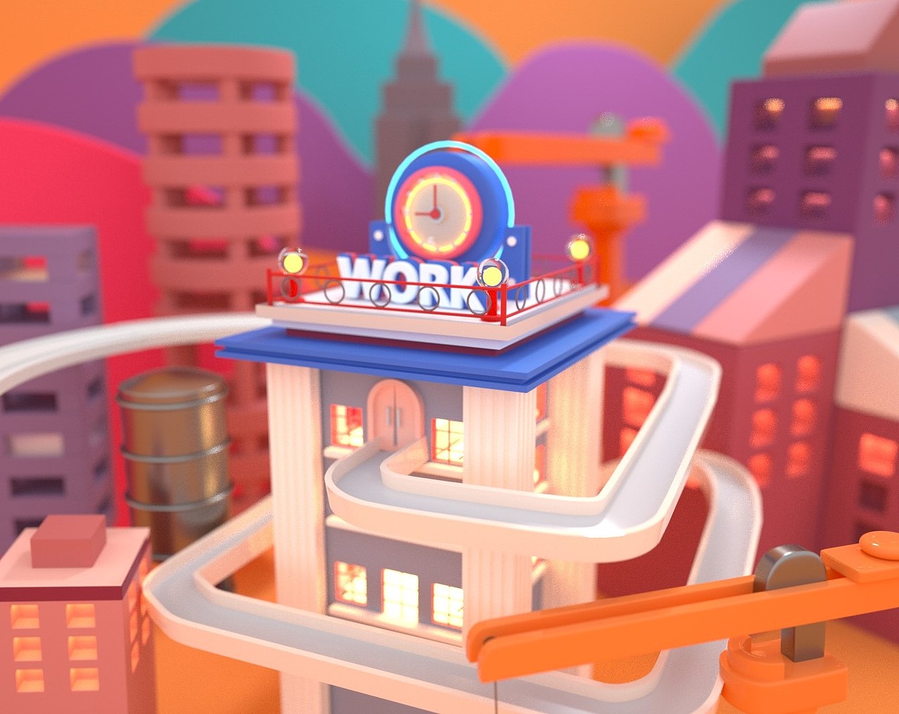 C4D个人练习作品合集（图ZMjIzNDU2OTU2） - 场景 - 站酷设计师有森a原创素材 - 站酷ZCOOL