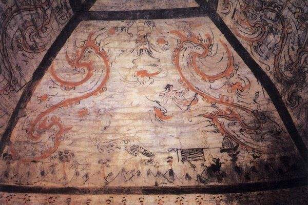 秦汉时代的壁画以宫殿寺观壁画和墓室壁画为主.