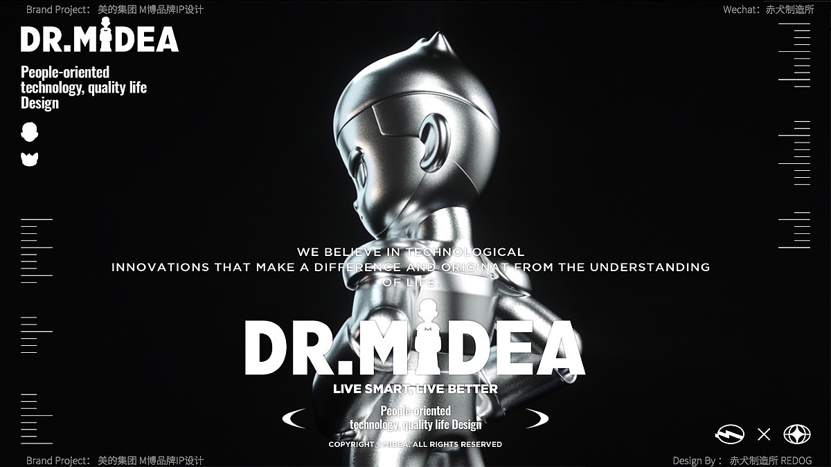 美的集团品牌IP体系-M博DR.MIDEA(图ZMjc0NDcyMzU2) - 品牌 - 站酷设计师赤犬制造所REDOG原创素材 - 站酷ZCOOL